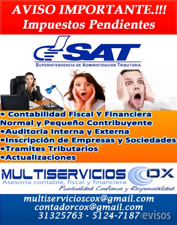 Servicios Contables Auditoria Y Asesor A Empresarial En Ciudad De