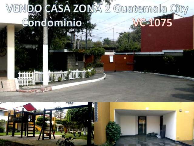 Vendo casa zona 2 el zapote, guatemala city