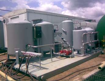 Plantas de tratamiento de aguas residuales campamentos petroleros