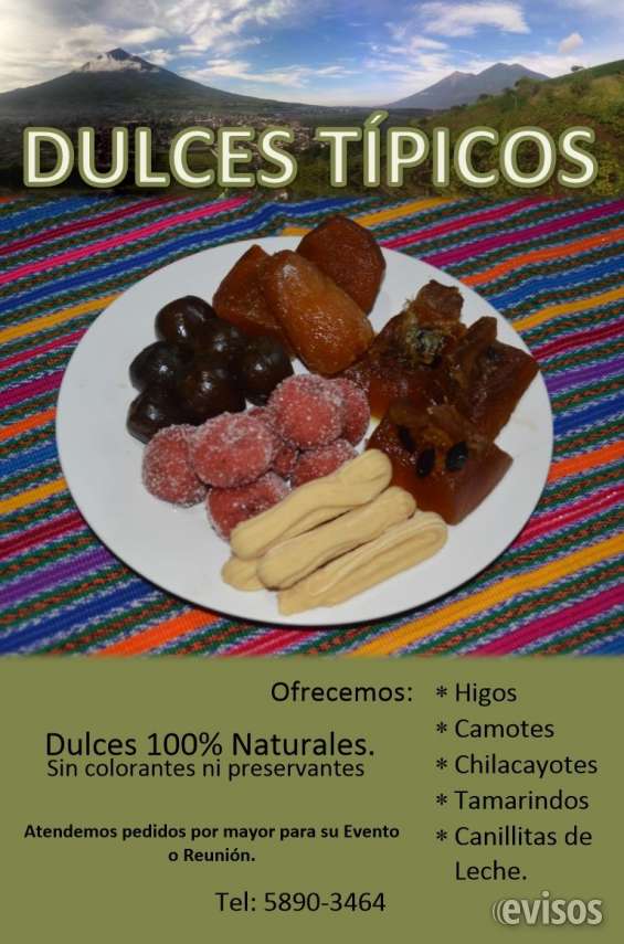 ▷ Dulces típicos 100% naturales, sin preservantes ni colorantes. en Antigua  Guatemata - Otros Artículos | 215874