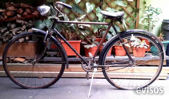 Bicicleta antigua turismo de varillas rustica