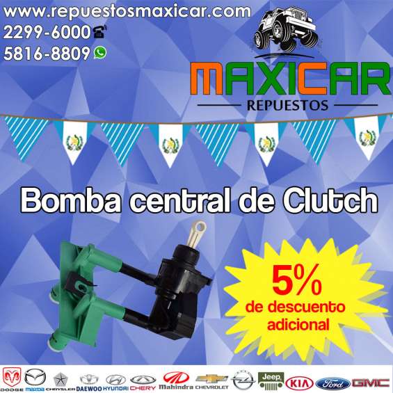 Bomba central de clutch en Ciudad de Guatemala Accesorios y repuestos